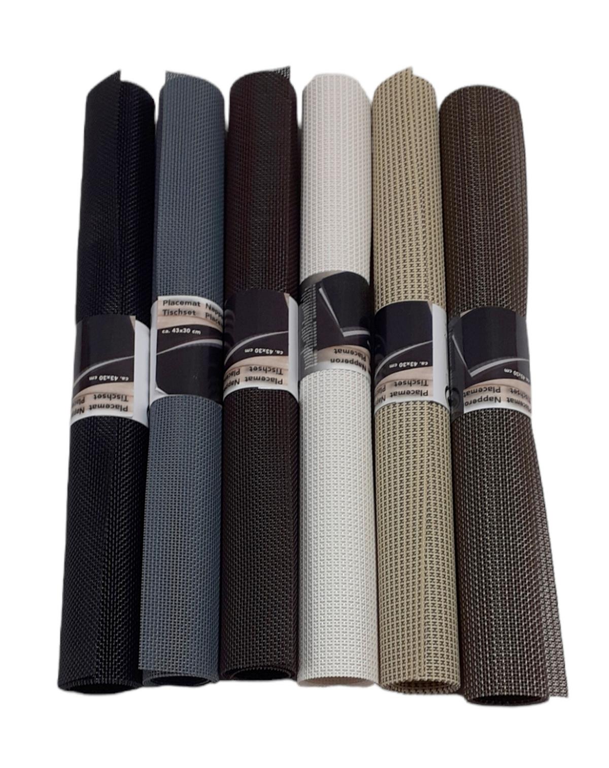 Tányéralátét Pvc *TOP ÁR* - bézs/sötétbarna, Basics, műanyag (43/30cm) - Best Price