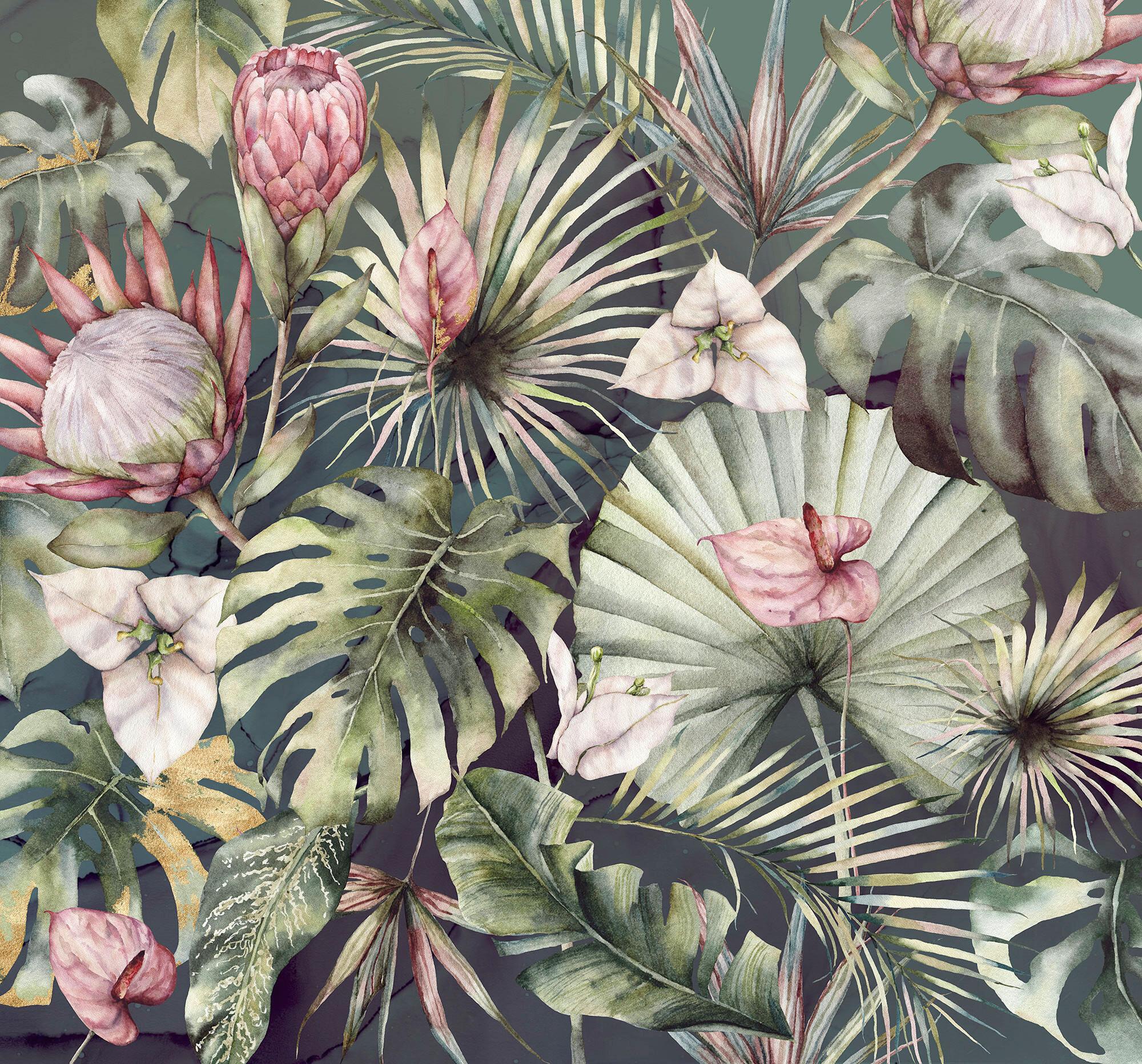 Fototapete 300/280 cm Blume 