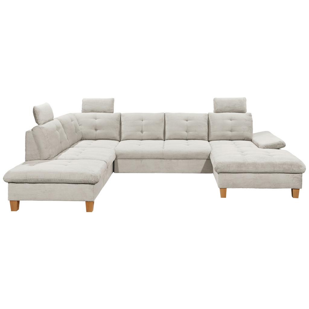 Wohnlandschaft Ascot Schlaffunktion Beige