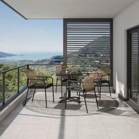 Gartentisch Dijon Metall/Kunststoff L 70 cm - Schwarz, MODERN, Kunststoff/Metall (70/72/70cm) - Beldano