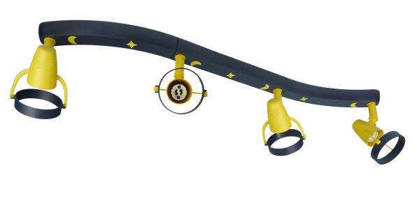 Kinderdeckenleuchte 696 Strahlerleiste - Multicolor, Basics, Kunststoff (70/9/17cm) - Niermann