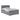 Postel Boxspring Nero, 140x200 Cm, Světle Šedá - světle šedá/barvy chromu, Konvenční, textil (140/200cm)