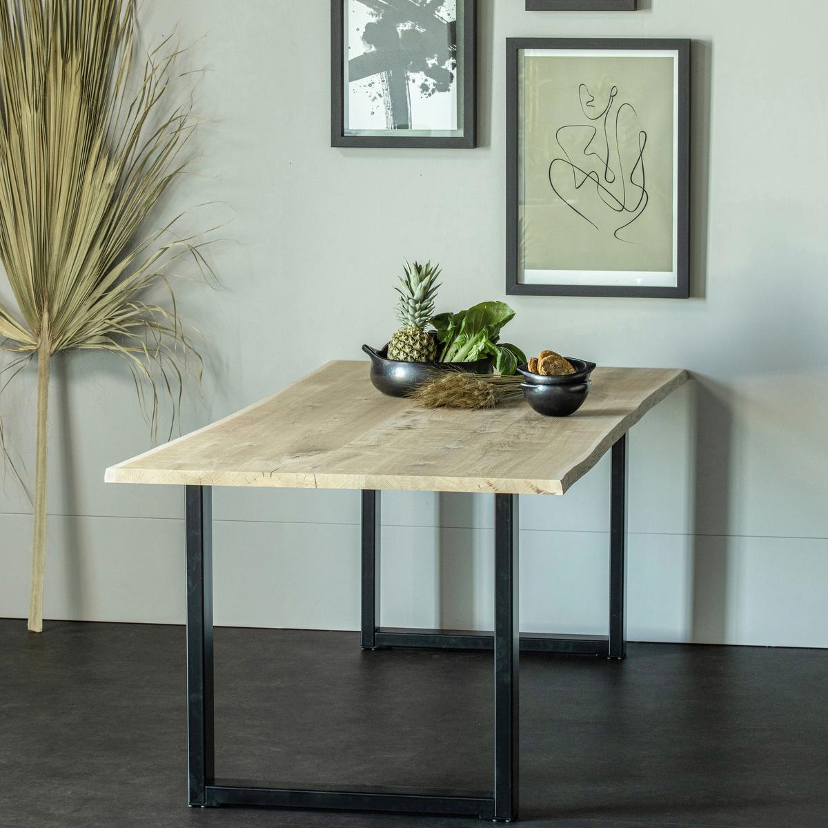 TISCHGESTELL Tablo Schwarz B: 79cm - Schwarz, MODERN, Metall (79/72/10cm) - Livetastic