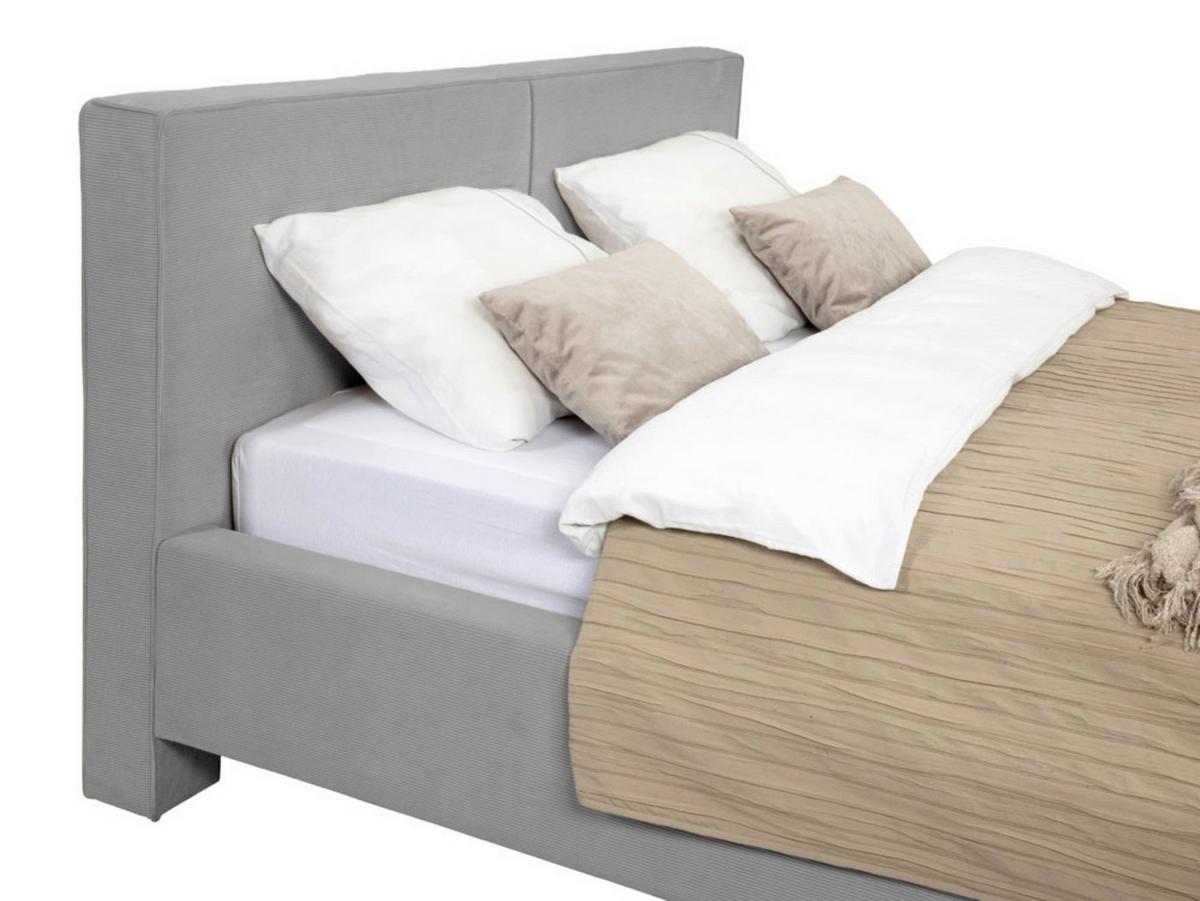 POLSTERBETT Fiora Anthrazit 200x200 - Anthrazit, MODERN, Holz/Textil (200/200cm) - MID.YOU