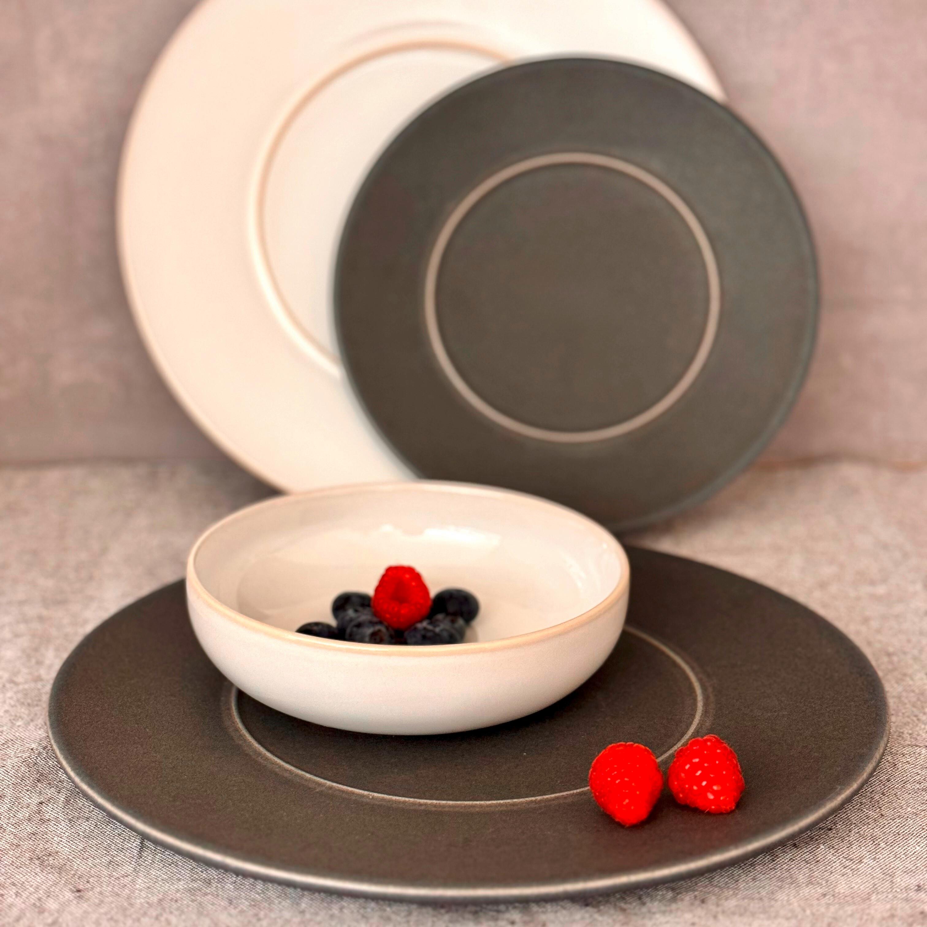 Schüsselset Unico Weiß 4-Teilig - Weiß, Basics, Keramik - Mäser
