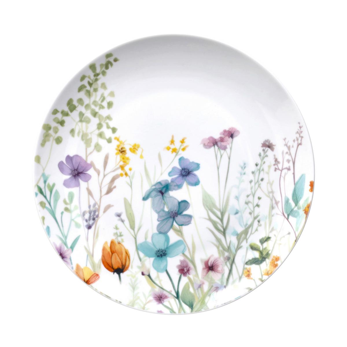 Kombiservice Madison Florenne Keramik 6 Personen Blumendekor - Multicolor, Basics, Keramik - Tognana