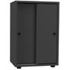 Aktenschrank Ulas Anthrazit Dekor B: 49 cm - Anthrazit, Design, Holzwerkstoff (49/74/38cm) - MID.YOU