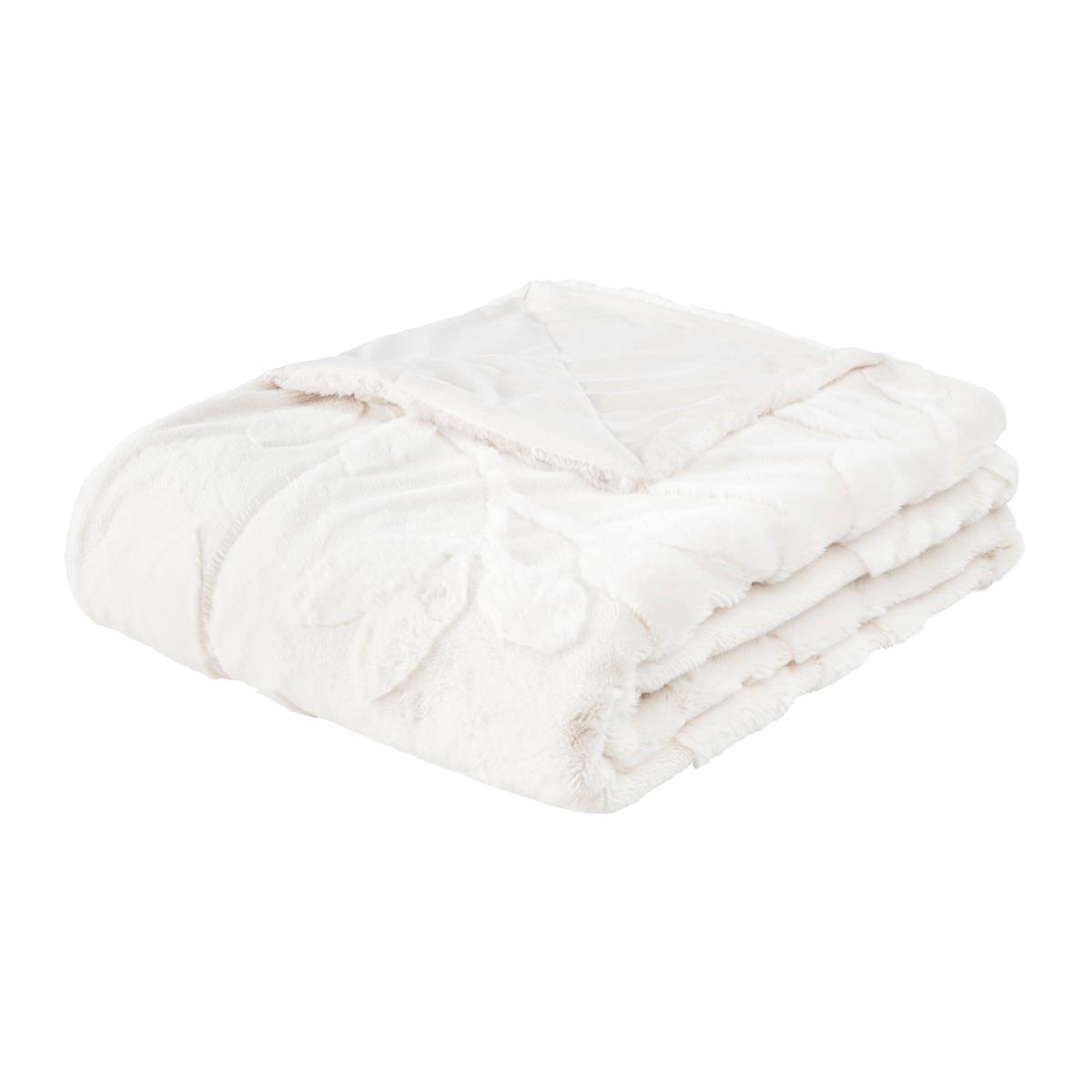 Kožešinová deka Livi, 130/170cm, bíá - bílá, Moderní, textil (130/170cm) - Premium Living