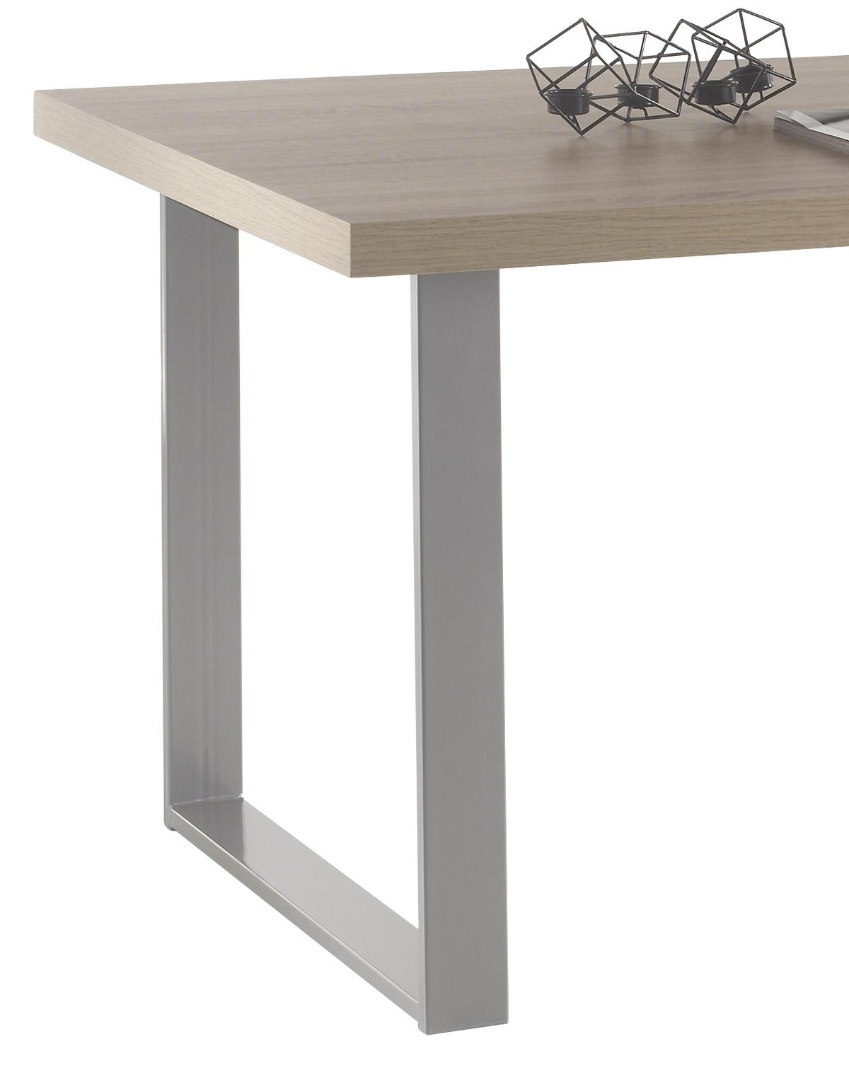 Esstisch Anka 180x90 Cm Eiche Dekor/anthrazit - Anthrazit/Sonoma Eiche, KONVENTIONELL, Holzwerkstoff/Metall (180/90/77cm) - MID.YOU