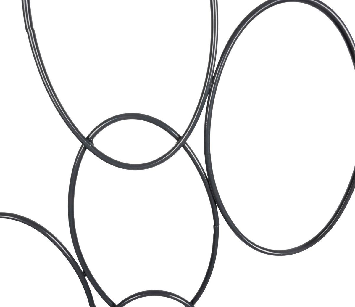 Rankgitter Circle Anthrazit - Anthrazit, Basics, Metall (35/115cm)