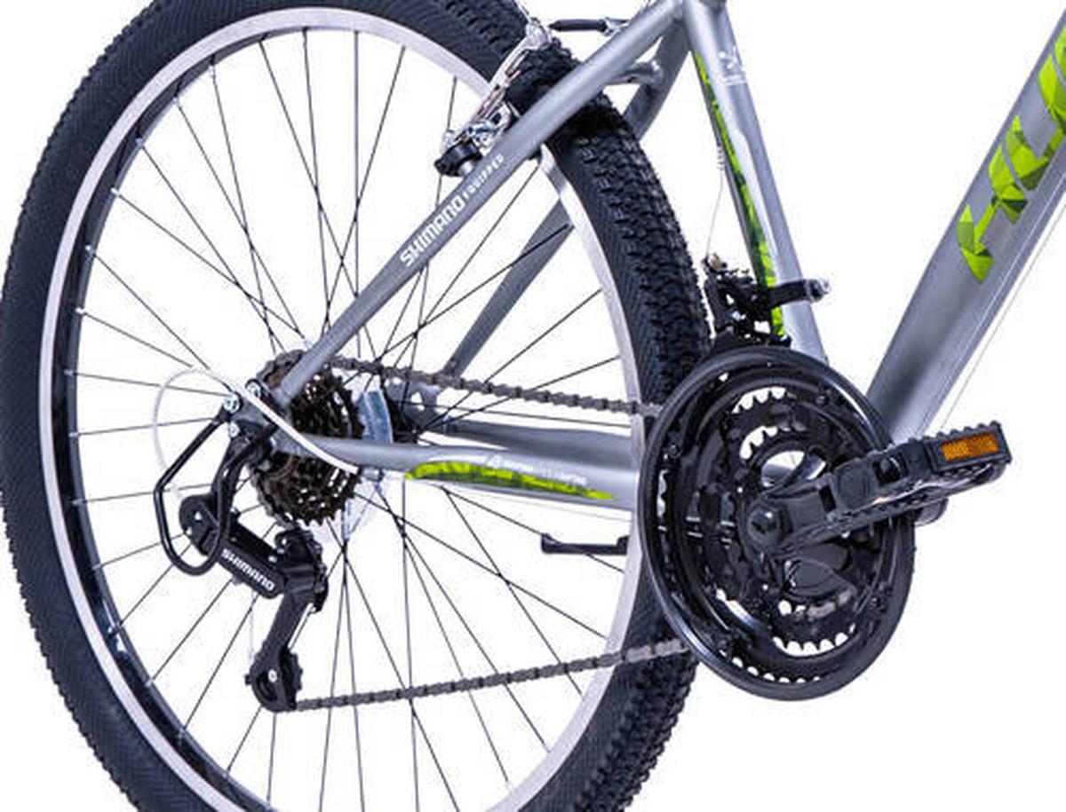 Kinderfahrrad Huffy Extent 26 Zoll Mountain - Edelstahlfarben, Basics, Metall (61,8/177/104,1cm)