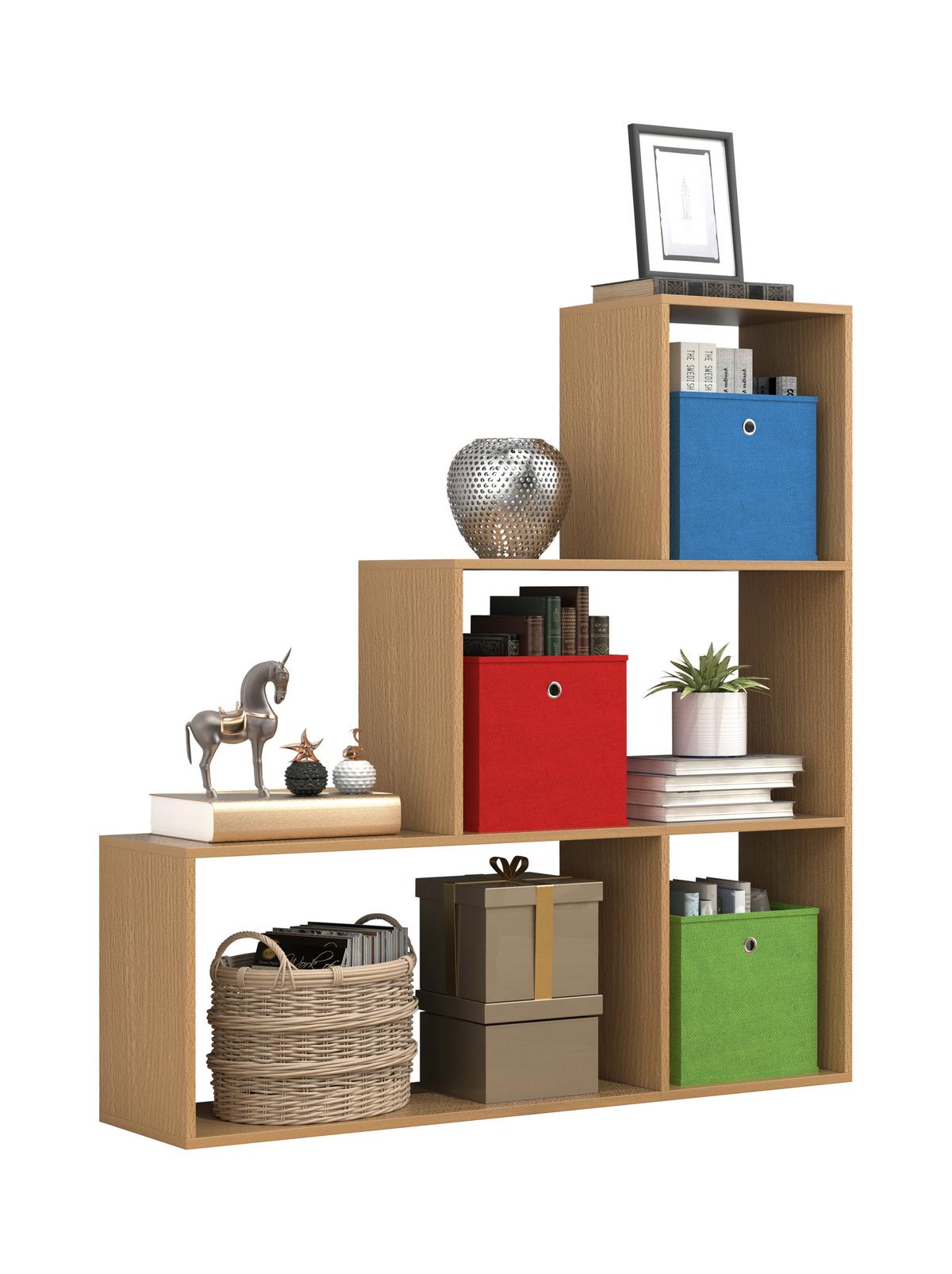 Regal Dubila Buchefarben B: 117 Cm - Buchefarben, Basics, Holzwerkstoff (117/123/29cm) - MID.YOU