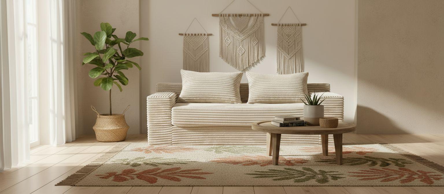 2-sitzer Sofa Clea Beige B: 203 Cm - Beige, Design, Textil (203/60/100cm) - P & B