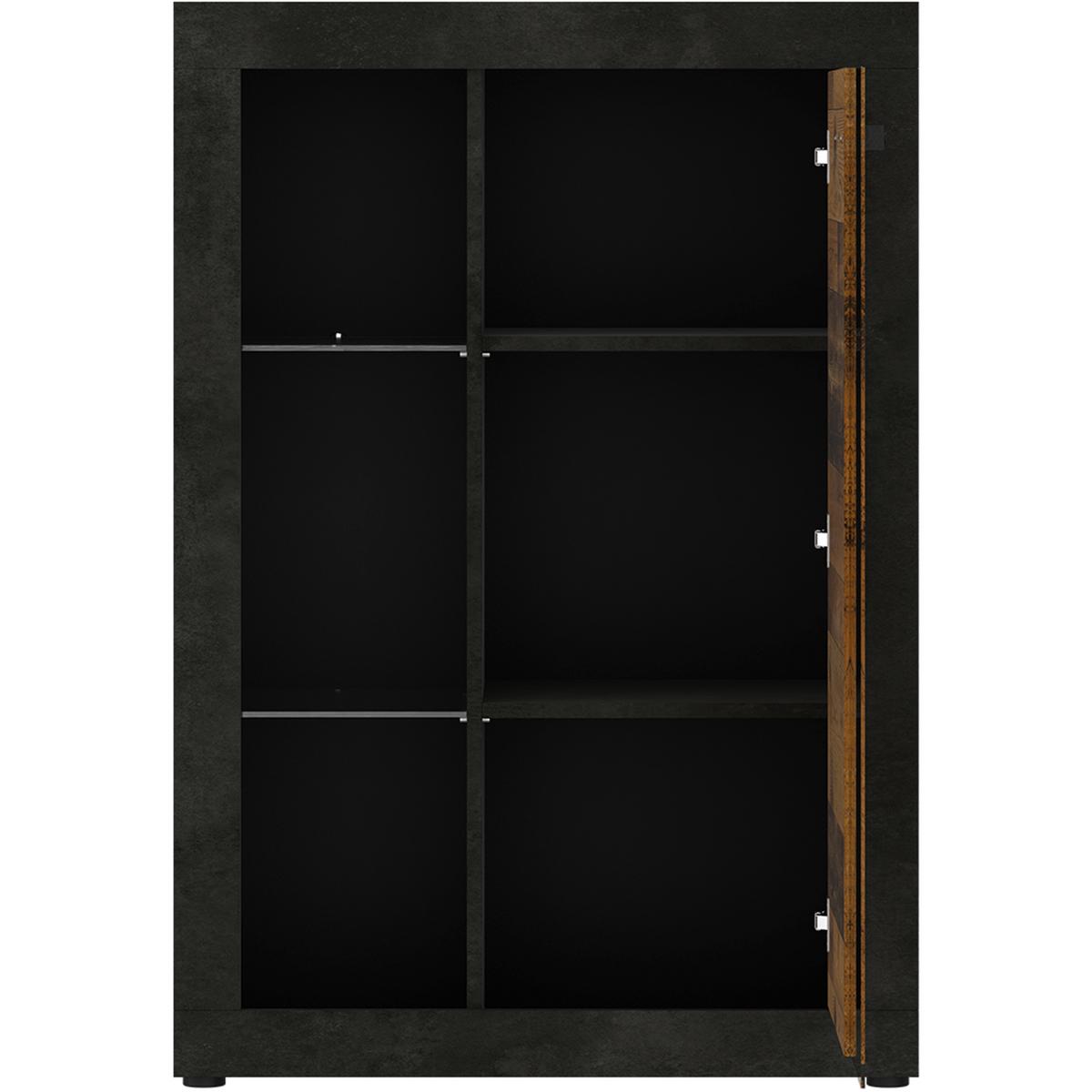 Stapelprogramm Kassel Eichefarben B: 306 cm - Eichefarben, ROMANTIK / LANDHAUS, Glas/Holzwerkstoff (306/192/42cm) - MID.YOU