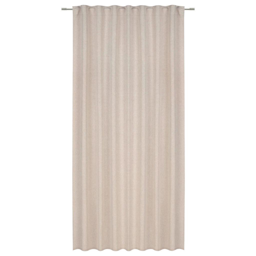 Verdunklungsvorhang mit Kombiband Anna 135x175cm Beige