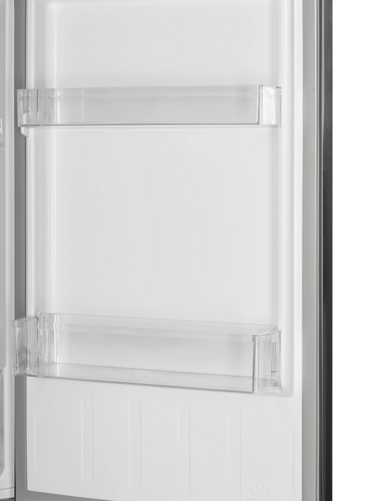 KÜHL-GEFRIER-KOMBINATION Schwarz B: 54cm - Schwarz, Basics, Glas/Kunststoff (54/176/55cm) - Respekta