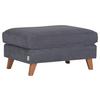 Hocker Rimini, Dunkelgrau B: 93 cm - Dunkelgrau/Buchefarben, Design, Textil (93/47/65cm) - MID.YOU