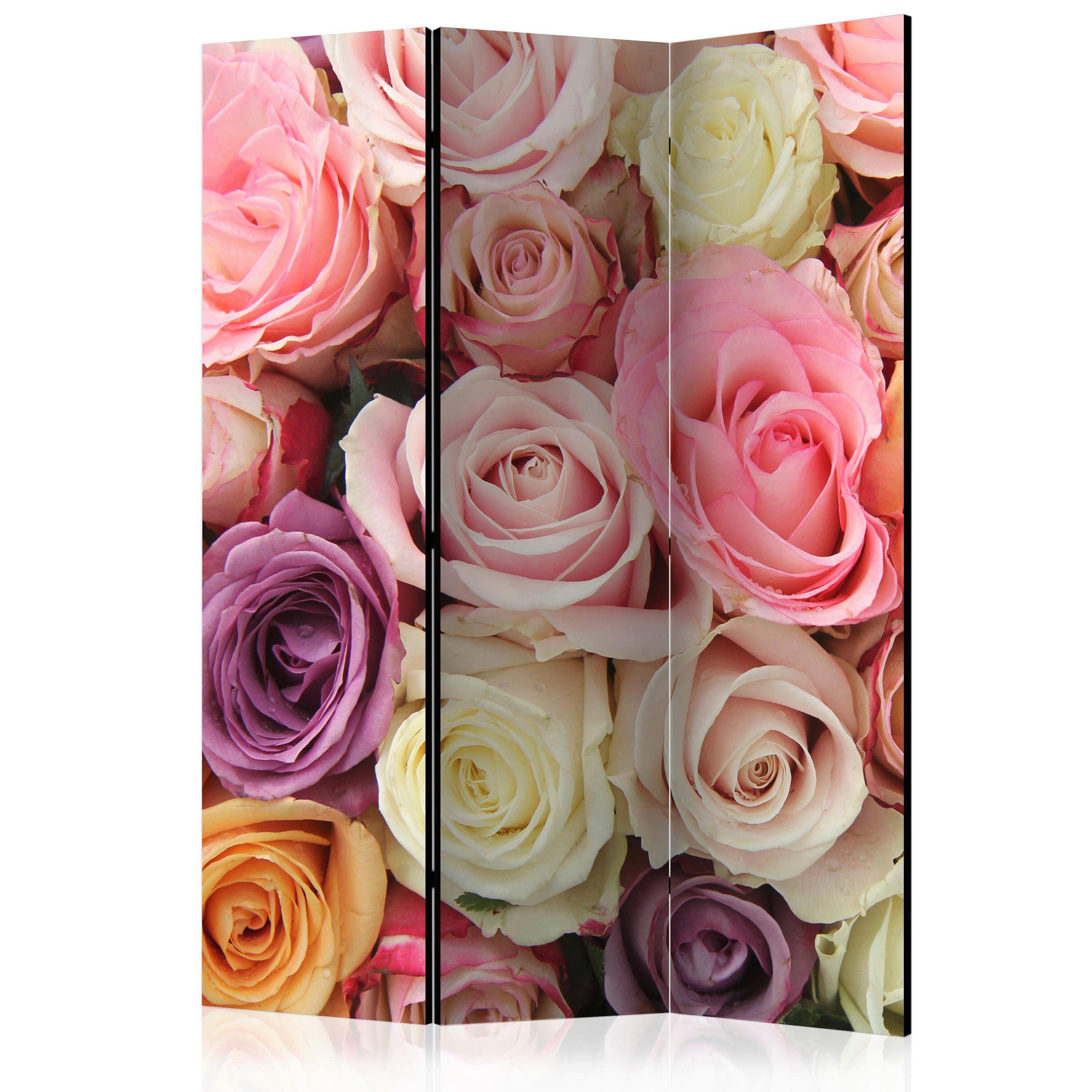 Paravent Violett Hellrosa B: 135 cm