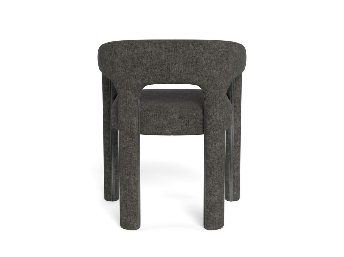 Stolička s podrúčkami Cole, tmavosivá - tmavosivá, Modern, plast (58/76/55cm) - MID.YOU