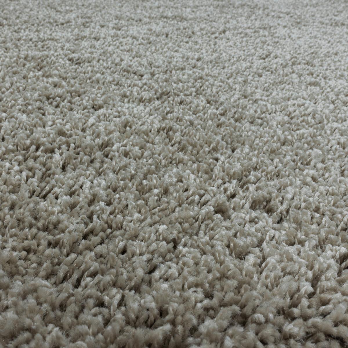 Hochflor Teppich Naturfarben Naturfaser Sydney 60x110 cm - Naturfarben, Basics, Textil (60/110cm)