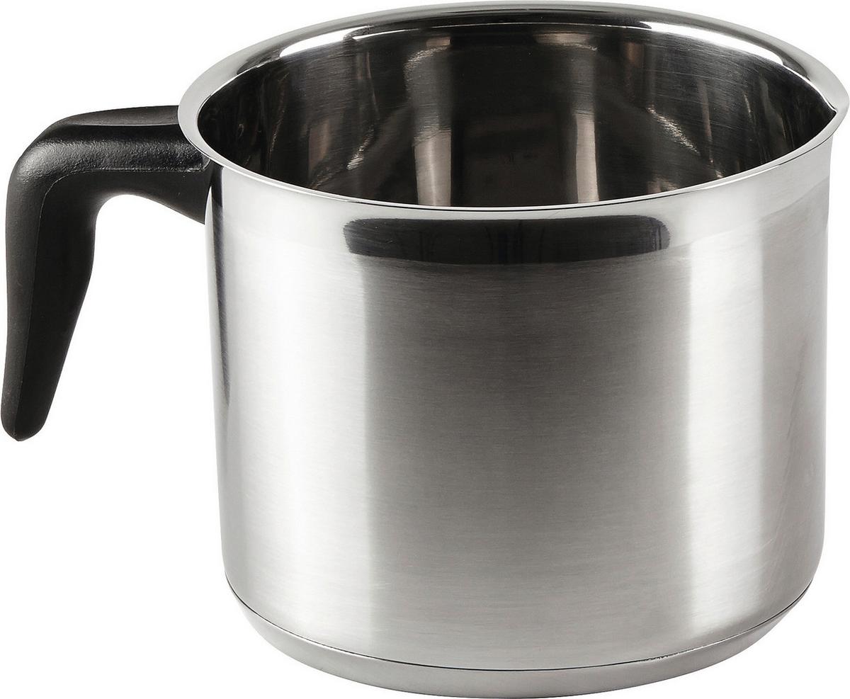 Milchtopf Annemarie 1,65 Liter Edelstahl, für Alle Herdarten - Edelstahlfarben, KONVENTIONELL, Metall (14/12cm) - Luca Bessoni
