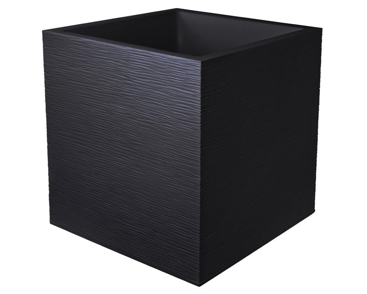 Pflanztopf Kunststoff 40l In- Und Outdoor Graphit - Graphitfarben, Basics, Kunststoff (39/43/39cm)