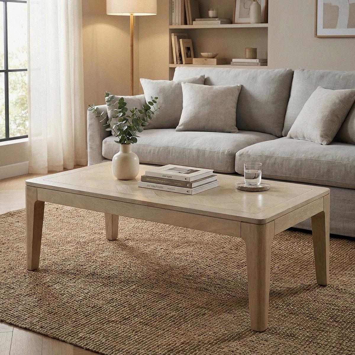 COUCHTISCH Weiß L: 120cm - Weiß, Design, Holz (120/60/40cm) - Livetastic