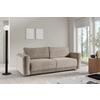 Schlafsofa Norman Beige B: 252cm - Beige/Schwarz, Design, Textil (252/93/167cm) - Livetastic