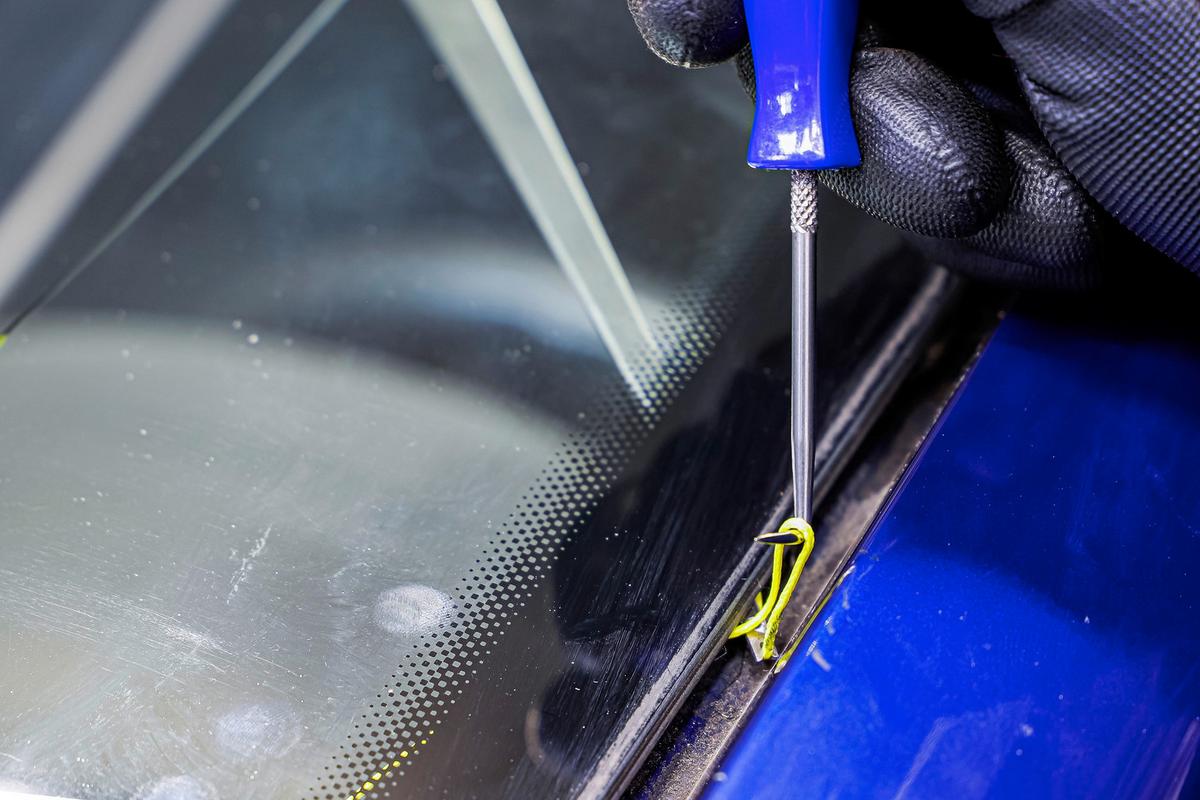 Ausglas-Werkzeug-Satz 69506 - Blau/Schwarz, Basics (46,3/36,5/11cm)