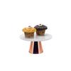Tortenplatte Ew-Tp-2202k - Kupferfarben, Basics, Stein/Metall (22cm) - Echtwerk
