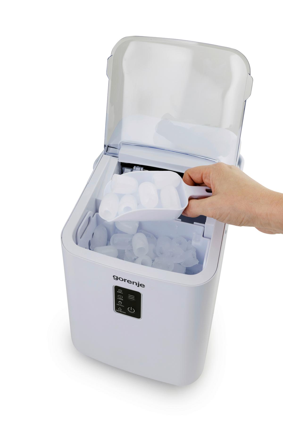EISWÜRFELMASCHINE 120W - Weiß, Basics, Kunststoff/Metall (26,8/21,8/29cm) - Gorenje