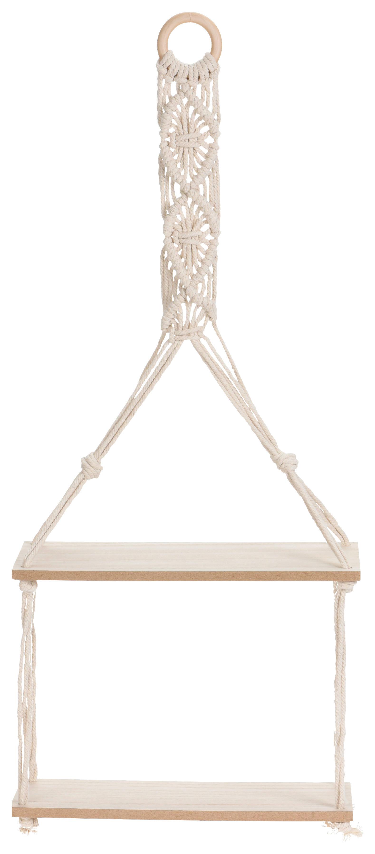 Dekohänger Kaia - Creme, Basics, Holzwerkstoff (30/10/66cm)
