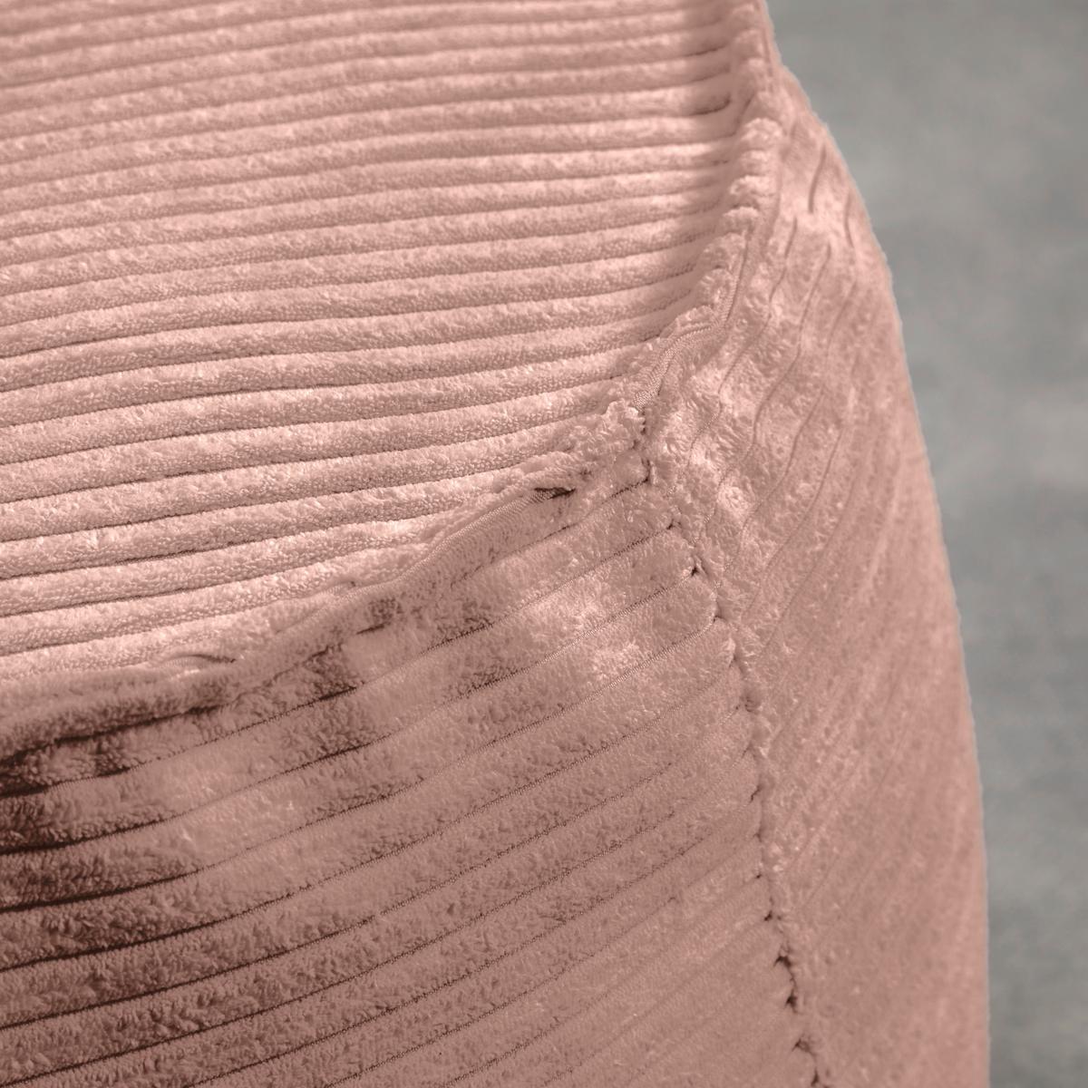 Taburet LUCYLLA, růžový manšestr - růžová, Moderní, textil (60/60/38cm) - Mömax