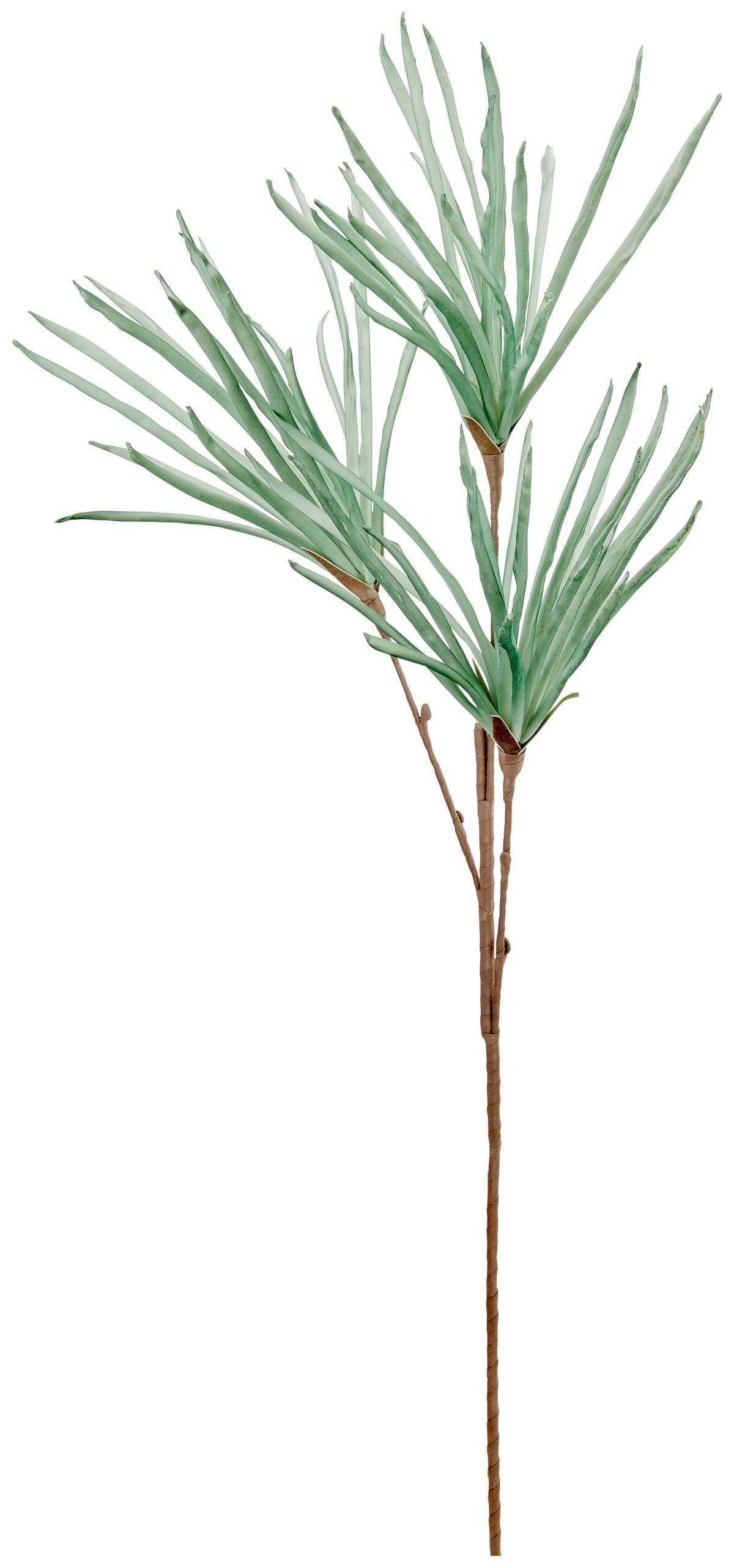 Kunstpflanze Grün L: 108 cm, Hailey - Braun/Grün, LIFESTYLE, Papier/Kunststoff (108cm) - Luca Bessoni