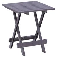 Beistelltisch Klappbar Adige Mokkafarben - Braun, MODERN, Kunststoff (44/50/44cm)