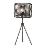 Tischleuchte Schwarz L: 17 cm 6w - Schwarz, Design, Metall (17/17/39cm)