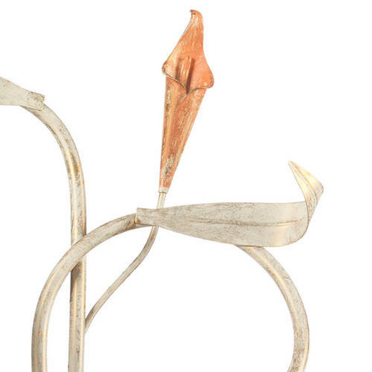 Wandleuchte 4722/Ap2 - Hellbraun/Weiß, KONVENTIONELL, Glas/Metall (40/20/58cm)