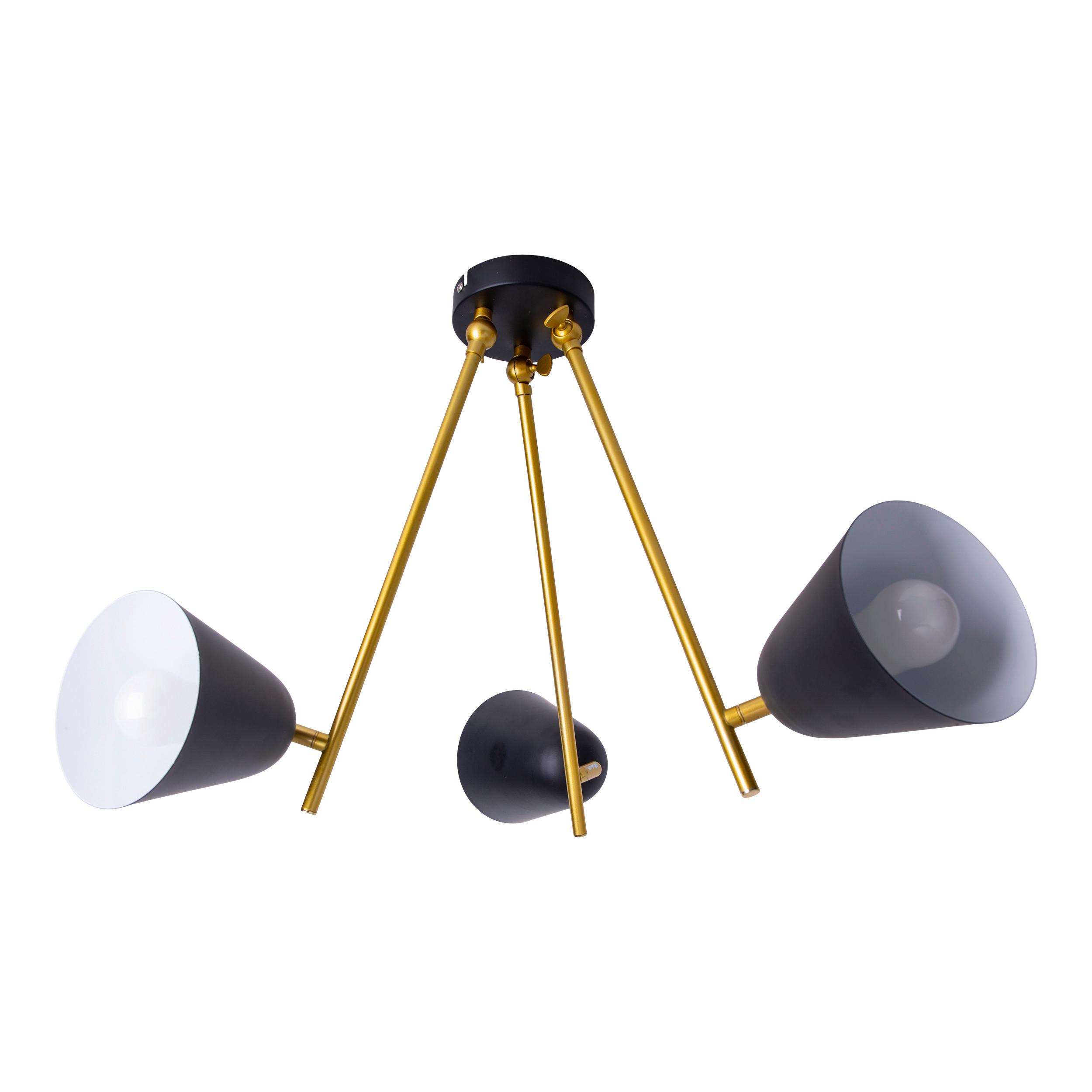 Deckenleuchte Triton Ø 50-95 cm 3-Flammig - Design, Metall (50-95/50cm) - Näve