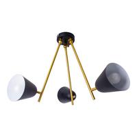 Deckenleuchte Triton Ø 50-95 cm 3-Flammig - Design, Metall (50-95/50cm) - Näve