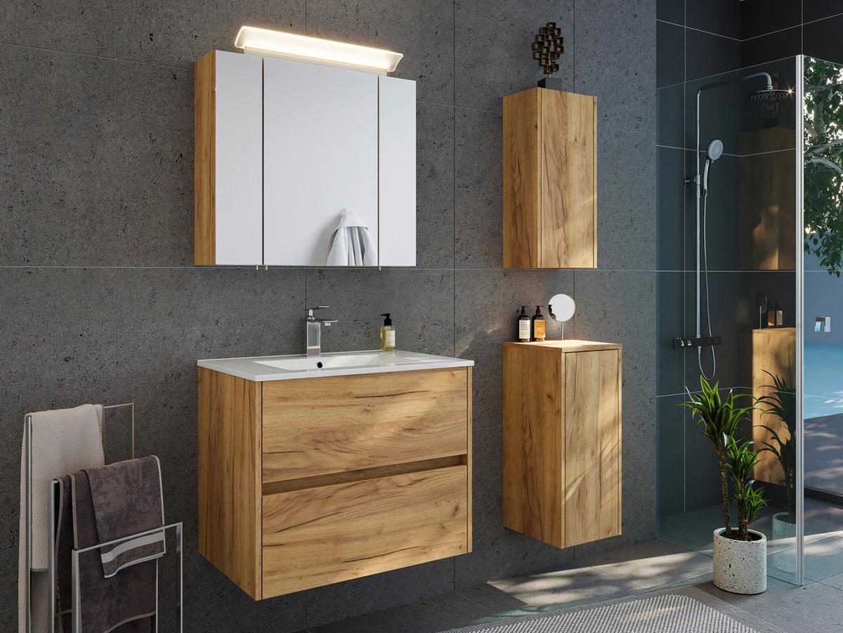 Hängeschrank Limes Eiche Dekor B: 30 cm - Eichefarben, MODERN, Holzwerkstoff (30/70,6/20cm) - MID.YOU