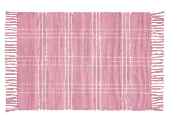 Handwebteppich Flora 60x90 cm - Pink, Textil (60/90cm) - Ombra Handwebteppich Flora 60x90 cm - Pink, Textil (60/90cm) - Ombra
