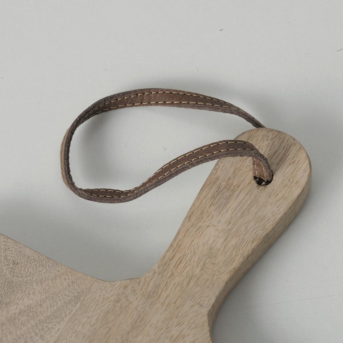 Dekorační podnos Mandalja - přírodní barvy, Basics, dřevo (50/2/25cm) - Modern Living