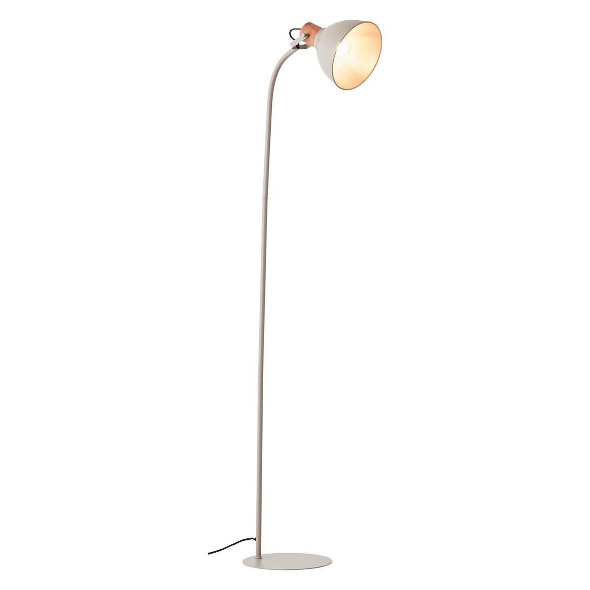 Stehleuchte 94556/20 Erena - Taupe, Basics, Holz/Metall (35/150cm) - Brilliant