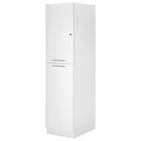 VIACÚČELOVÁ SKRIŇA CLARA - biela/farba ušľachtilej ocele, Konventionell, kov/kompozitné drevo (50/200/67,6cm) - Respekta