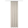 Fertigvorhang Softy - Taupe, Basics, Textil (140/245cm)