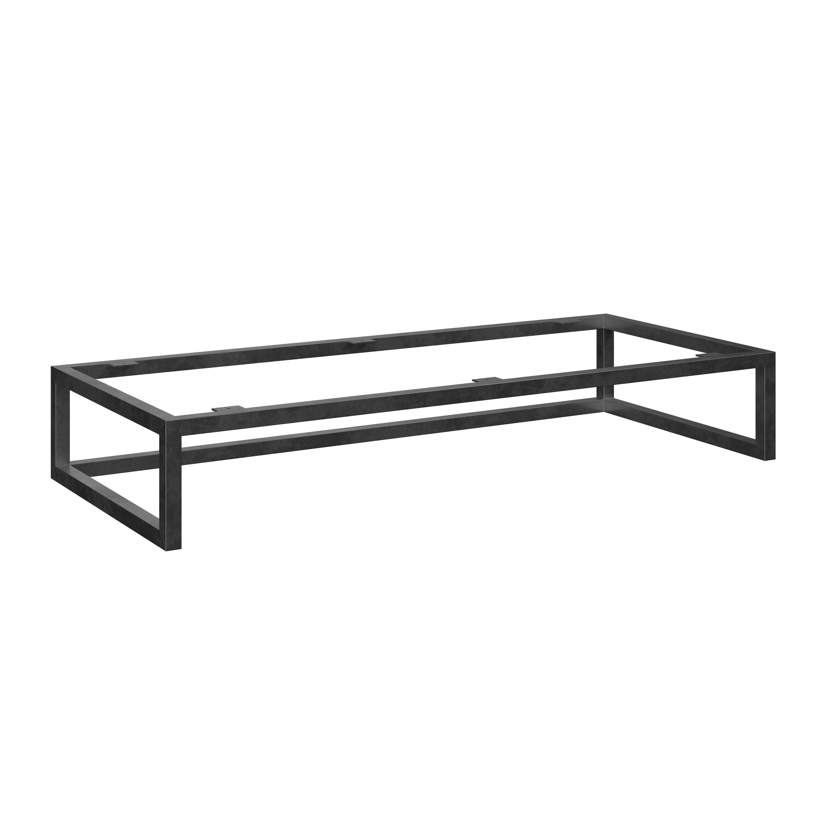 Fußgestell passend zu Unit Elements - Schwarz, MODERN, Metall (91/15/40cm) - Ondega