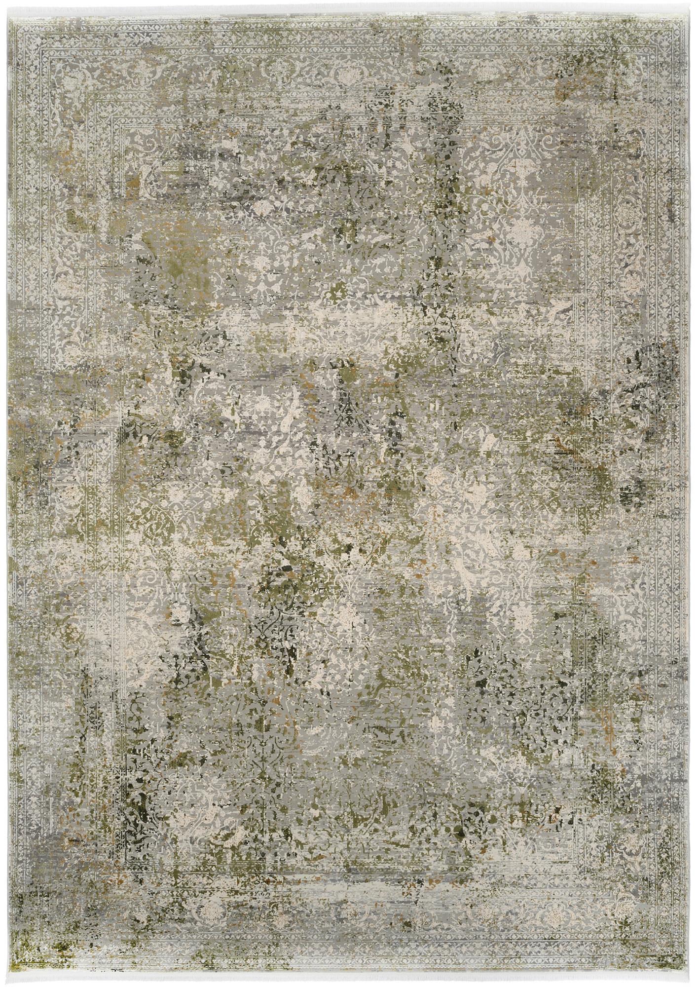 Webteppich Avignon Grau/Grün 200x250 cm - Grau/Grün, Design, Textil (200/250cm) - Dieter Knoll