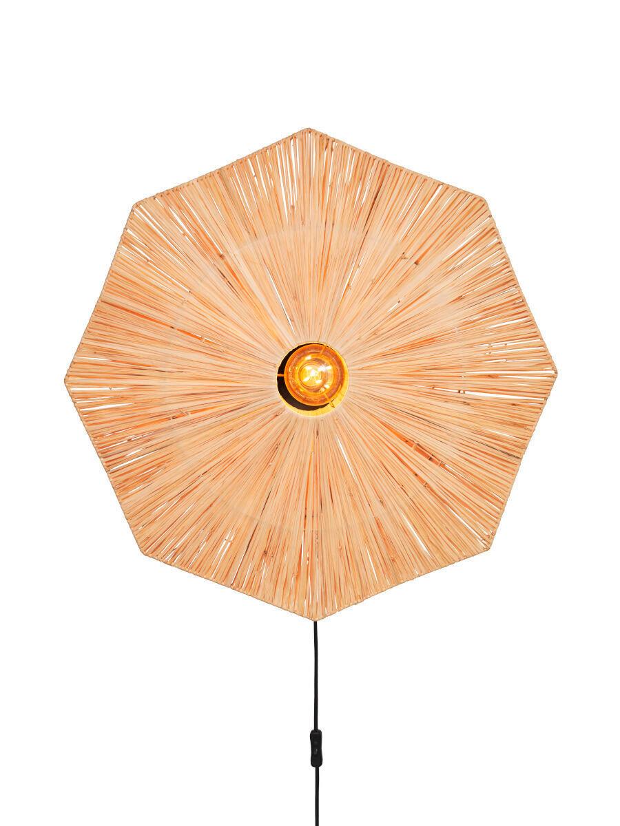 Wandleuchte Panama - Hellbraun, Basics, Naturmaterialien (45/7cm) - Good & Mojo