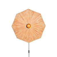 Wandleuchte Panama - Hellbraun, Basics, Naturmaterialien (45/7cm) - Good & Mojo