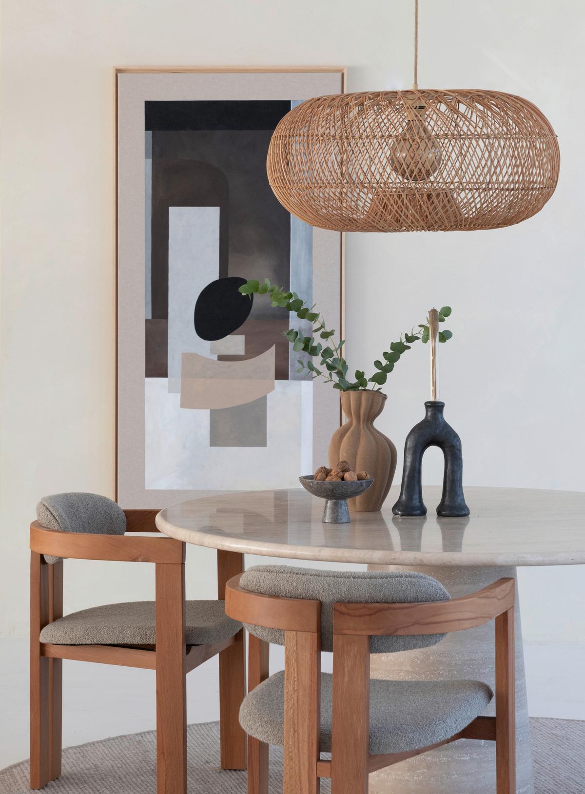 Hängeleuchte Arizona - Naturfarben, Basics, Holz (70/34cm) - Good & Mojo